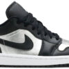 Jordan 1 Low SE Black Metallic Silver (Women's) DA5551-001 - Nicesk photo 1