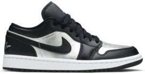 Jordan 1 Low SE Black Metallic Silver (Women's) DA5551-001 - Nicesk photo 1