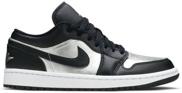 Jordan 1 Low SE Black Metallic Silver (Women's) DA5551-001 - Nicesk photo 1