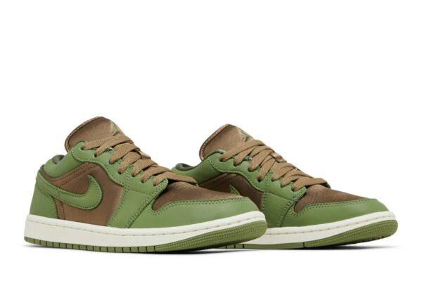 Jordan 1 Low SE Brown Kelp Sky J Light Olive (Women's) FB9893-300 - Nicesk photo 8