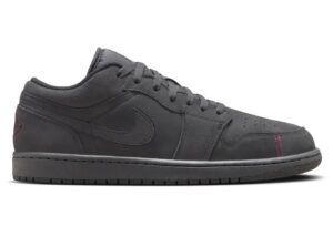 Jordan 1 Low SE Craft Dark Smoke Grey Varsity Red FD8635-001 - Nicesk photo 1