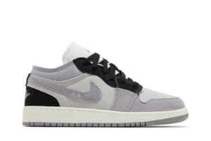 Jordan 1 Low SE Craft Tech Grey Black (GS) FD9088-002 - Nicesk photo 1