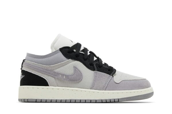Jordan 1 Low SE Craft Tech Grey Black (GS) FD9088-002 - Nicesk photo 1