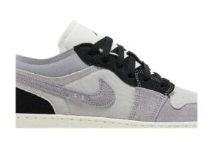 Jordan 1 Low SE Craft Tech Grey Black (GS) FD9088-002 - Nicesk photo 2