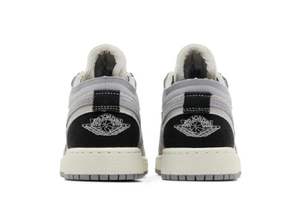 Jordan 1 Low SE Craft Tech Grey Black (GS) FD9088-002 - Nicesk photo 6