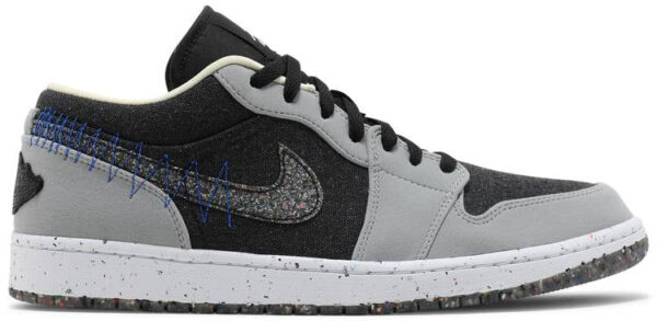 Jordan 1 Low SE Crater Black Grey DM4657-001 - Nicesk photo 1