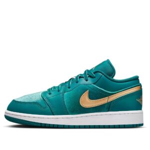 Jordan 1 Low SE Geode Teal Metallic Gold (GS) FB9896-300 - Nicesk photo 2