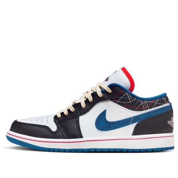 Jordan 1 Low SE Industrial Blue Sashiko FV3622-141 - Nicesk photo 1