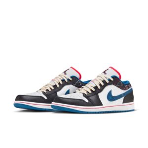 Jordan 1 Low SE Industrial Blue Sashiko FV3622-141 - Nicesk photo 2