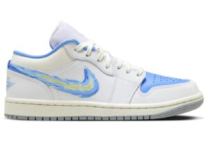 Jordan 1 Low SE Just Skate University Blue (Women's) FJ7219-441 - Nicesk photo 1
