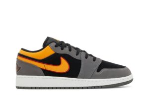 Jordan 1 Low SE Light Graphite Vivid Orange (GS) FN7671-008 - Nicesk photo 1