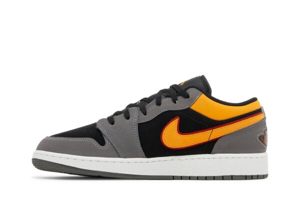 Jordan 1 Low SE Light Graphite Vivid Orange (GS) FN7671-008 - Nicesk photo 3