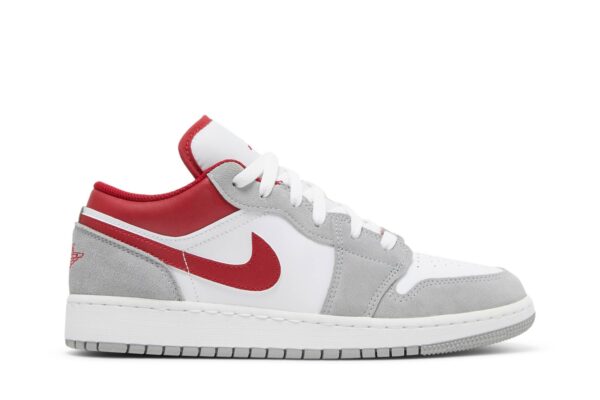 Jordan 1 Low SE Smoke Grey Gym Red (GS) DM0589-016 - Nicesk photo 1