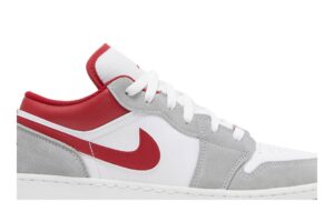 Jordan 1 Low SE Smoke Grey Gym Red (GS) DM0589-016 - Nicesk photo 2