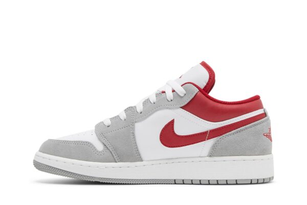 Jordan 1 Low SE Smoke Grey Gym Red (GS) DM0589-016 - Nicesk photo 3