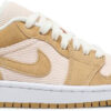 Jordan 1 Low SE Twine Orange Quartz Corduroy (Women's) DH7820-700 - Nicesk photo 1