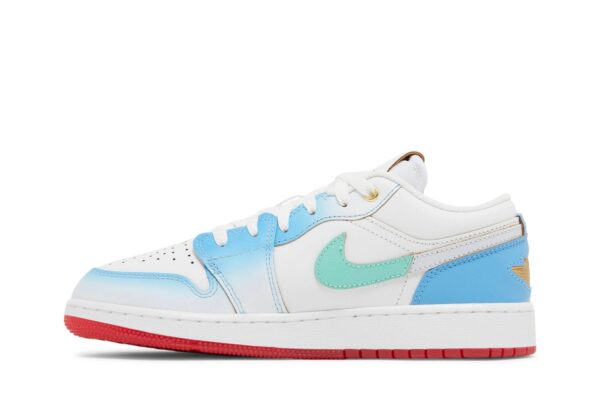 Jordan 1 Low SE University Blue Gradient (GS) FN8895-141 - Nicesk photo 3