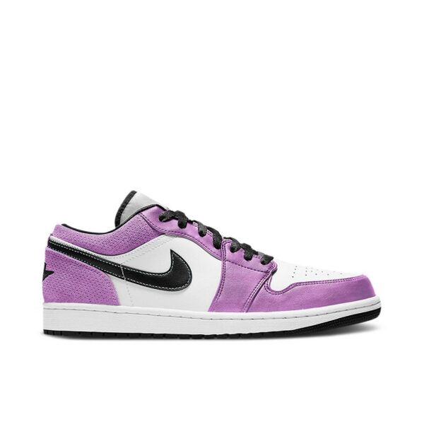 Jordan 1 Low SE Violet Shock White Black CK3022-503 - Nicesk photo 1