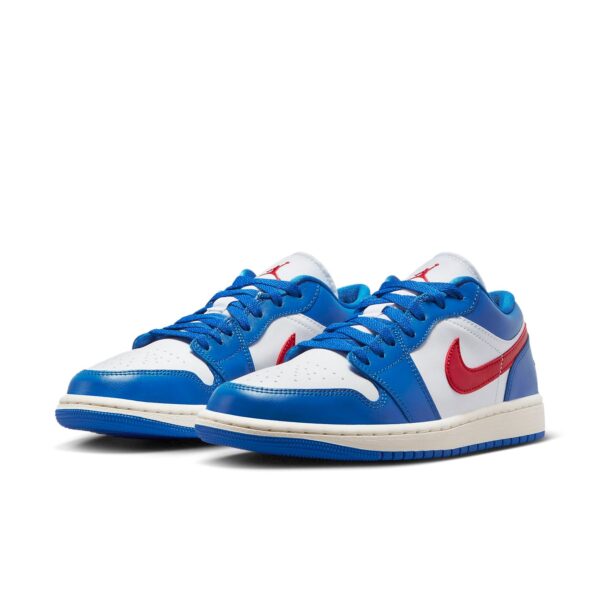 Jordan 1 Low Sport Blue Gym Red (Women's) DC0774-416 - Nicesk photo 2
