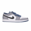 Jordan 1 Low Triple White Tumbled Leather 553558-103 - Nicesk photo 1