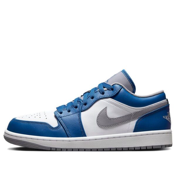 Jordan 1 Low True Blue 553558-412 - Nicesk photo 1