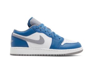 Jordan 1 Low True Blue (GS) 553560-412 - Nicesk photo 1