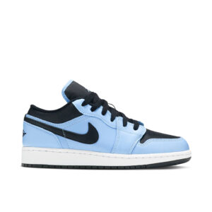 Jordan 1 Low University Blue Black (GS) 553560-403 - Nicesk photo 1