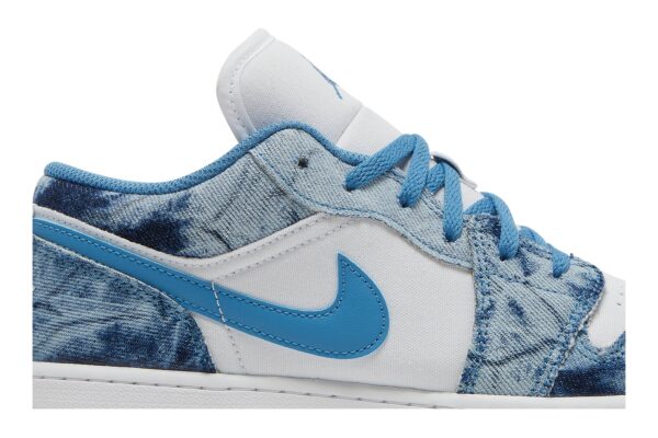 Jordan 1 Low Washed Denim (GS) DM8947-100 - Nicesk photo 2