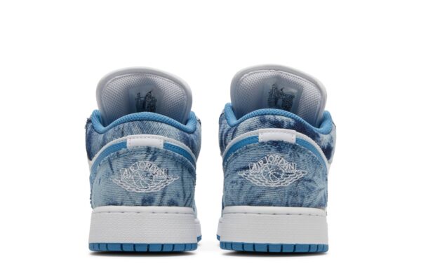 Jordan 1 Low Washed Denim (GS) DM8947-100 - Nicesk photo 6
