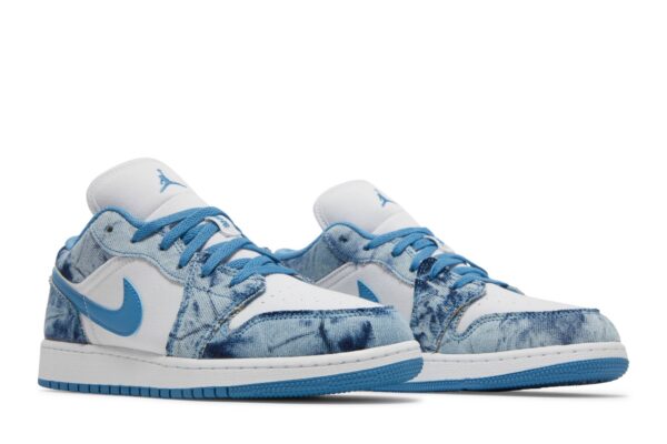 Jordan 1 Low Washed Denim (GS) DM8947-100 - Nicesk photo 8