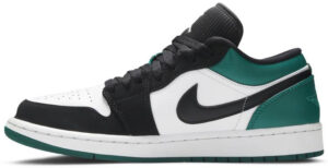 Jordan 1 Low White Black Mystic Green 553558-113 - Nicesk photo 2