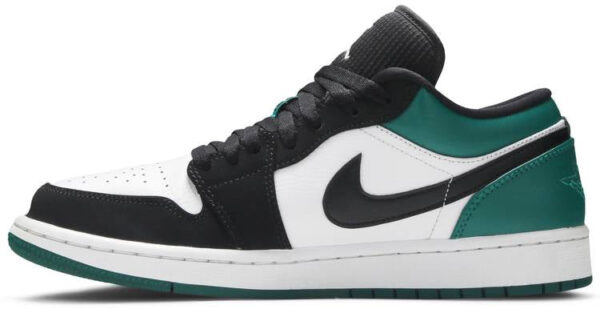 Jordan 1 Low White Black Mystic Green 553558-113 - Nicesk photo 2
