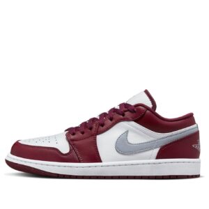 Jordan 1 Low White Bordeaux 553558-615 - Nicesk photo 1