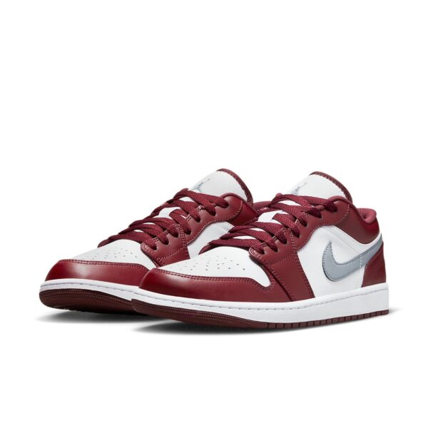Jordan 1 Low White Bordeaux 553558-615 - Nicesk photo 2