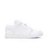 Jordan 1 Low White Green Pink (GS) 554723-101 - Nicesk photo 1