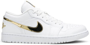 Jordan 1 Low White Metallic Gold (Women's) CZ4776-100 - Nicesk photo 1