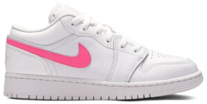 Jordan 1 Low White Neon (GS) CW7035-100 - Nicesk photo 1