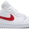 Jordan 1 Low White University Red (Women's) AO9944-161 - Nicesk photo 1