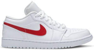 Jordan 1 Low White University Red (Women's) AO9944-161 - Nicesk photo 1