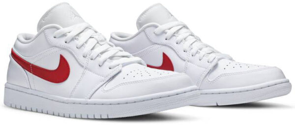 Jordan 1 Low White University Red (Women's) AO9944-161 - Nicesk photo 4