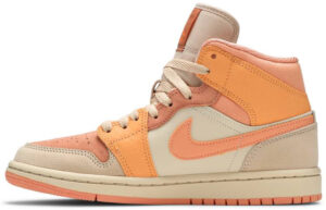 Jordan 1 Mid Apricot Orange (Women's) DH4270-800 - Nicesk photo 2
