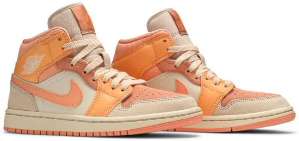 Jordan 1 Mid Apricot Orange (Women's) DH4270-800 - Nicesk photo 3
