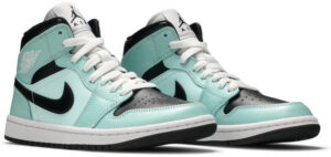 Jordan 1 Mid Aqua Blue Tint (Women's) BQ6472-300 - Nicesk photo 1