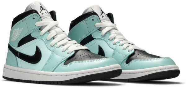 Jordan 1 Mid Aqua Blue Tint (Women's) BQ6472-300 - Nicesk photo 1
