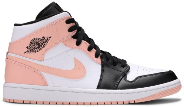 Jordan 1 Mid Arctic Orange Black Toe 554724-133 - Nicesk photo 1