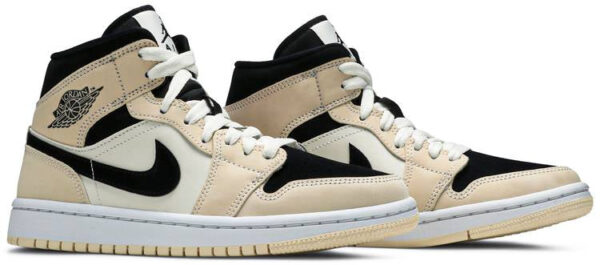 Jordan 1 Mid Barely Orange (Women's) BQ6472-800 - Nicesk photo 3