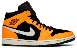 Jordan 1 Mid Black Cone 554724-062 - Nicesk photo 1