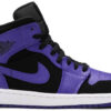 Jordan 1 Mid Black Dark Concord 554724-051 - Nicesk photo 1