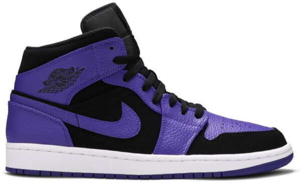 Jordan 1 Mid Black Dark Concord 554724-051 - Nicesk photo 1
