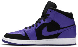 Jordan 1 Mid Black Dark Concord 554724-051 - Nicesk photo 2